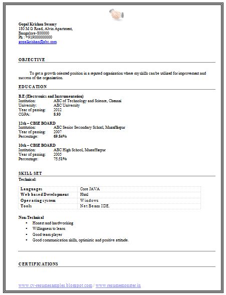 Over 10000 Cv And Resume Samples With Free Download Free Resume Sample