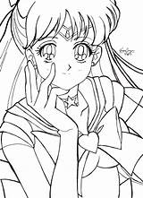 Venus Coloring Sailor Pages Moon Choose Board sketch template