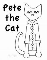 Pete Cat Coloring Book Shoes Printable Pages sketch template