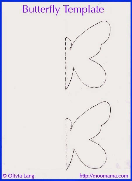 moomama diy  butterfly wall art   templates