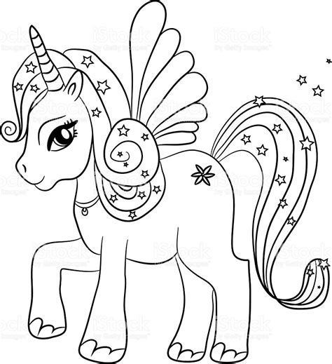 unicorn coloring   designlooter