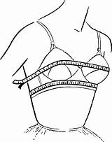 Bra Coloring Pages sketch template