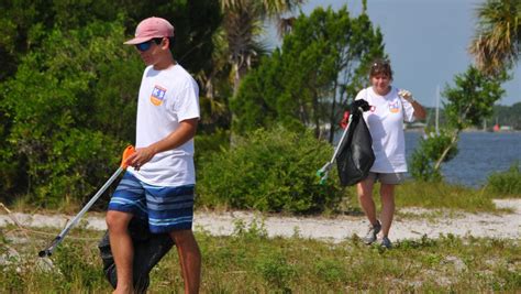 photos keep brevard beautiful florida today spoil island cleanup