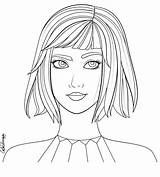 Coloring Pages Color Therapy Apps Drawing Girls Girl Blank Omeletozeu sketch template