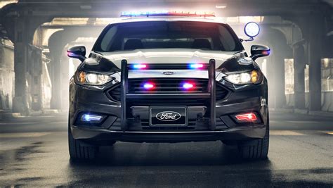 ford unveils  pursuit rated hybrid police car  high speed chases