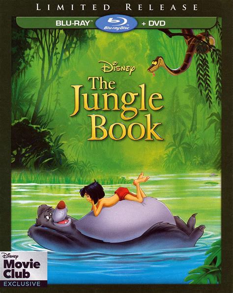 amazoncom  jungle book  disc limited release blu ray dvd