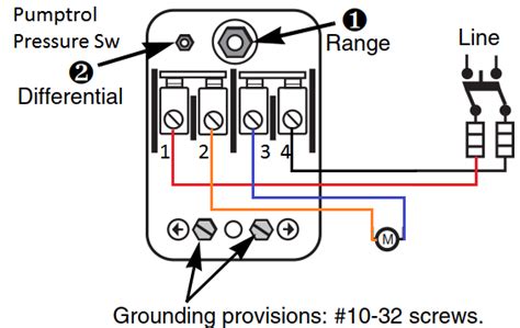 wiring  pressure switch    pump