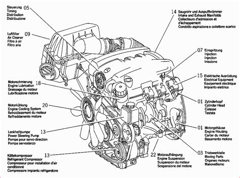 mercedes full engine diagrams