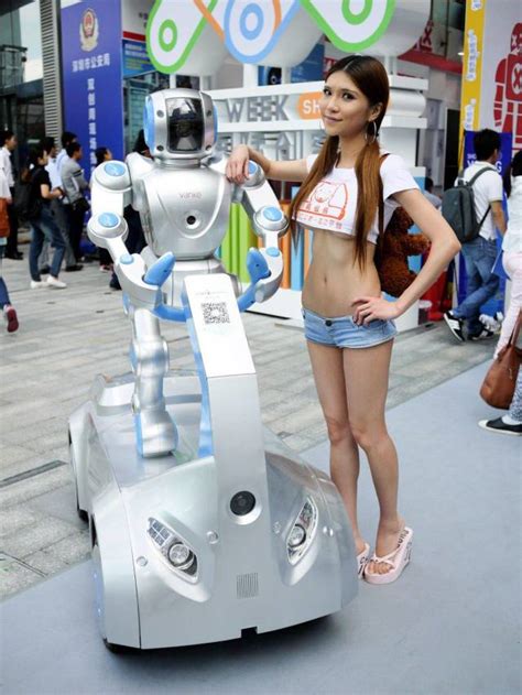 chinese engineer girl tests her 3d bikini on the streets