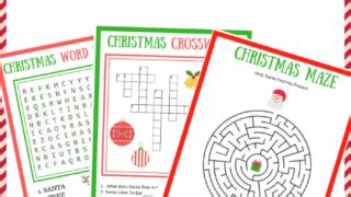 christmas printables   festive ideas  kids  families