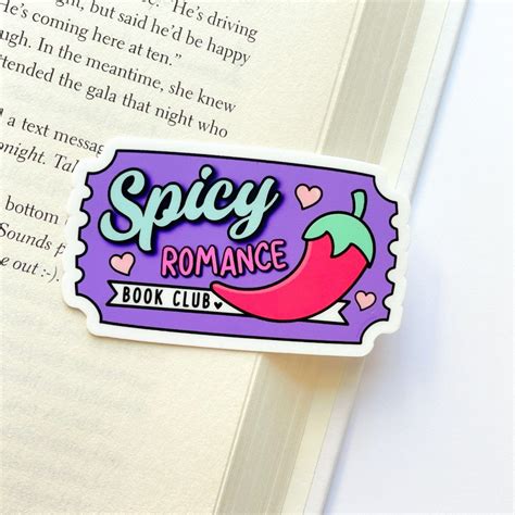 Spicy Romance Book Club Sticker Bookish Stickers Ts For Etsy