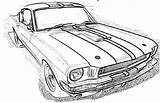 Mustang Coloring Gt Pages Shelby Gt500 Ford Car Choose Board sketch template