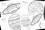 Colouring Eyfs Planet sketch template