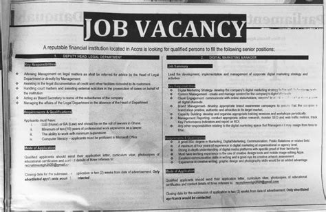 thursday advertised jobs  newspapers today