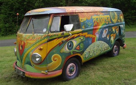 Hippie Van Under The Hammer Psychedelic Type 2 Vw Up For