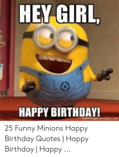 Funny Happy Birthday Minion Meme