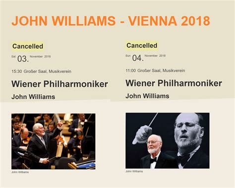 john williams hospitalized concerts in vienna cancelled soundtrackfest