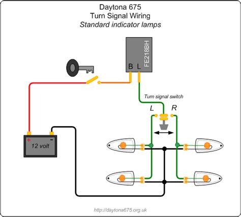 motorcycle led indicator wiring diagram inspireya
