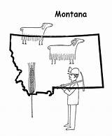 Montana sketch template
