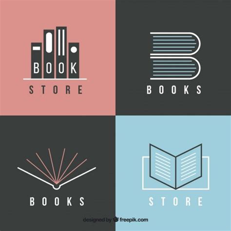 pack  modern book logos book logo education logo design library logo