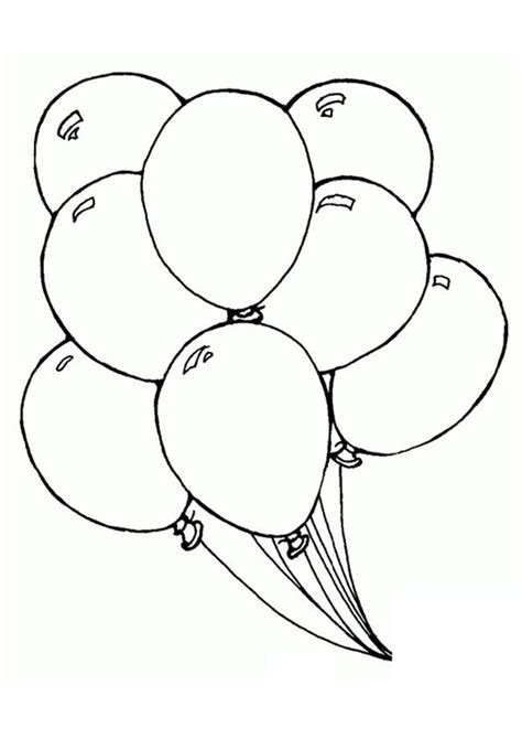 balloons printable coloring pages kinleynrollins