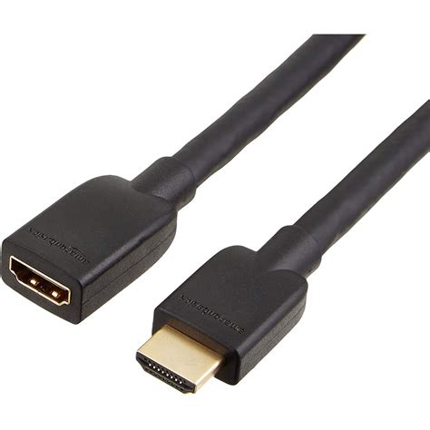 high speed male  female hdmi extension cable  feet ec computers