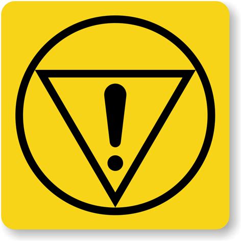 emergency stop symbol label sku lb