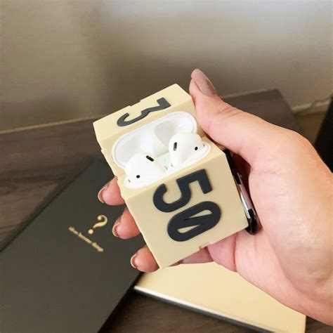 yeezy  boost sneaker box airpods case cover unique etsy