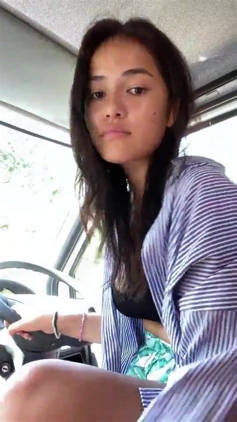 Asian Girl Flashing Boobs On A Car Video