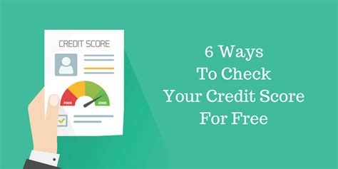 ways  check  credit score     elcloans