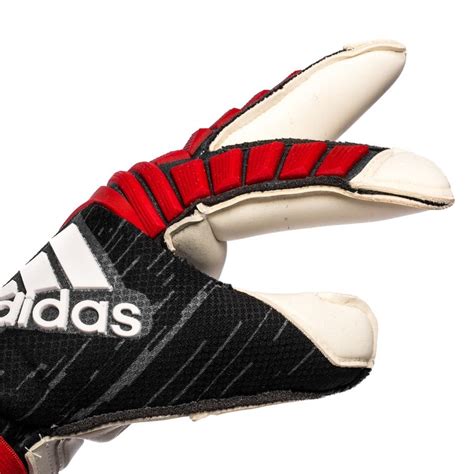 adidas keepershandschoenen predator fingertip team mode zwartroodwit wwwunisportstorenl