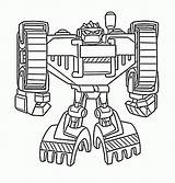 Rescue Bots Coloring Pages Boulder sketch template