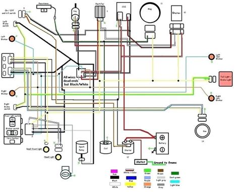 electric scooter wiring diagram owners manual