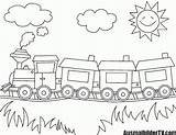 Eisenbahn sketch template