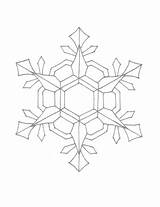 Snowflake Coloring Pages Snowflakes Printable Color Drawing Winter Kids Snow Flake Adult Draw Easy Patterns Pattern Giveaway Ages Intricate Great sketch template