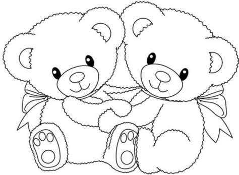 teddy bear coloring pages printable