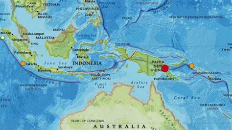 Strong 7 2 Magnitude Quake Rocks Papua New Guinea Cna