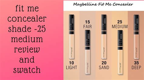 maybelline fit  concealer review  maybelline fit  concealer  medium swatch youtube