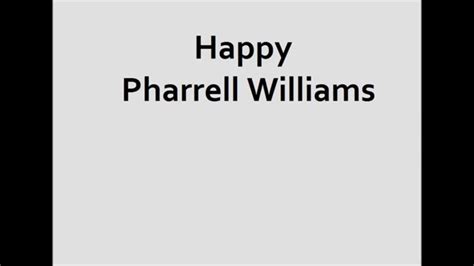 happy pharrell williams testo più traduzione in italiano youtube