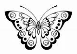 Butterfly Para Mariposas Dibujos Visitar Br Colorear sketch template