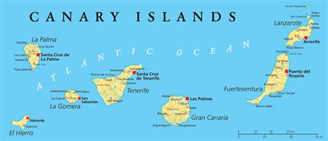 ilustracion de islas canarias mapa politico  mas vectores libres de derechos de archipielago