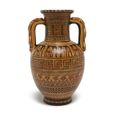 greek amphora vase geometric pattern  getty store