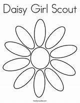 Daisy Girl Coloring Scout Built California Usa sketch template