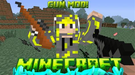 outdated mcpe gun mod  installation retexture   youtube