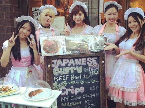 Japan S Notorious Maid Cafes Head To New York City Devour Cooking