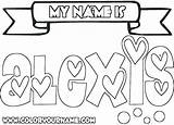 Coloring Name Pages Emma Names Own Make Alexis Personalized Girls Bubble Printable Letters Drawing Cool Print Color Create Getcolorings Getdrawings sketch template