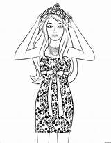 Barbie Coloringbay sketch template