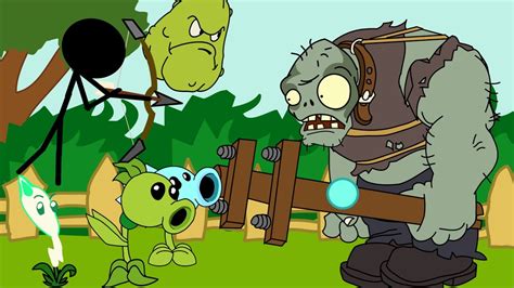 plants vs zombies animation vs zombies battle cartoon