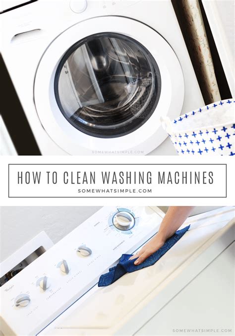 clean  washing machine  simple