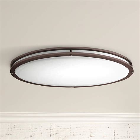 bronze oval   wide  lumen led ceiling light  lamps